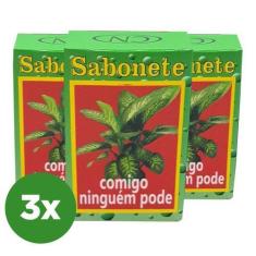 Imagem de Kit Revenda 3 Sabonetes Comigo Ninguém Pode 50G Cn - Casa Neilomar