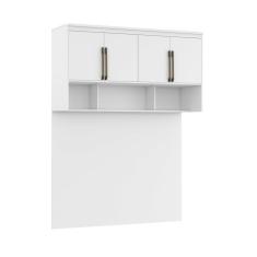 Imagem de Módulo Aéreo para Cama Casal com Painel Belmax Branco