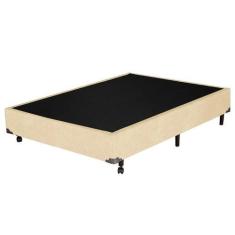 Imagem de Base Box Casal  Bege - 138x188x40 - DMA