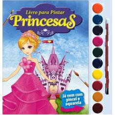 Imagem de Livro - Princesas Livro para Pintar com Aquarela