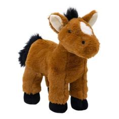 Imagem de Cavalo Marrom Em Pé 28 - Pelúcia - Foffy