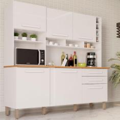 Imagem de Armário De Cozinha 6 Portas 2 Gavetas Alexia Top Imop Móveis