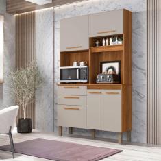 Imagem de Armário de Cozinha 5 Portas 2 Gavetas Dubai Sallêto Móveis