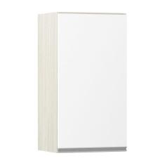 Imagem de Armário Luciane 40cm 1 Porta Lis Legno Crema C/Branco