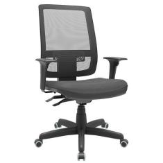 Imagem de Cadeira Presidente Brizza Tela Ergonômica Para Escritório Regulagem Al