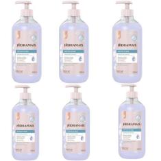 Imagem de Kit 6 Sabonete Gel Perfume Bebe Hidratação E Maciez 500 Ml Hidramais