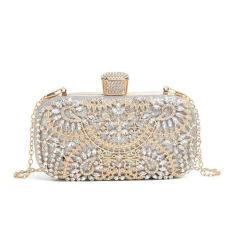 Imagem de Bolsas de ombro, bolsa transversal, bolsas de mão com cristais de strass, bolsa de noite para mulheres bolsa clutch com corrente, c