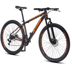 Imagem de Bicicleta Aro 29 Krw Alumínio 24 Vel Freio A Disco X52 Cor:preto/laranja Fosco;tamanho Quadro:15.5 Preto/laranja Fosco