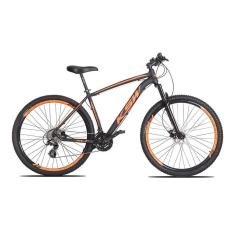 Imagem de Bicicleta Aro 29 KSW XLT Altus 24v e Trava Preto com Laranja 15