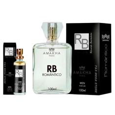 Imagem de Kit Perfume Masculino rb Amakha Paris 100ml e 15ml Bolso