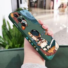 Imagem de Capa de telefone astronauta para Samsung Galaxy S23 S22 S21 S20 Ultra Plus FE S10 S9 S10E Note 20 ultra 10 9 Plus Capa, verde escuro, para Galaxy S21 Ultra