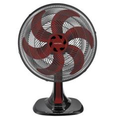 Imagem de Ventilador de Mesa Turbo com 6 Pás 40cm Vermelho 220 Volts Premium - 1