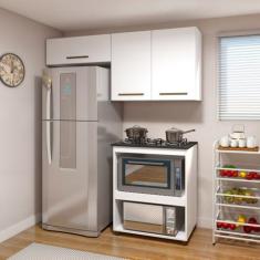 Imagem de Cozinha Completa 3 Portas Angra para Fácil Acesso Branco