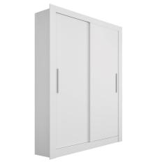 Imagem de Guarda Roupa Solteiro Grande 2 Portas Glass Branco Caemmun