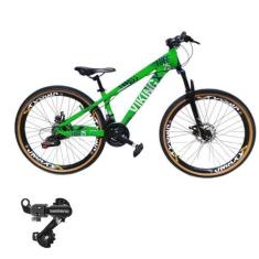Imagem de Bicicleta Aro 26 Vikingx Tuff 25 Aluminio 21v Cambio Shimano Traseiro 