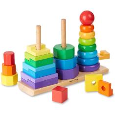 Imagem de Melissa & Doug Pilha Geométrica - Brinquedo Educativo