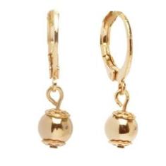 Imagem de Brinco De Argolinha Filha Mãe de Menina Folheado A Ouro 18k