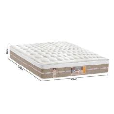 Imagem de Colchão Queen Size Castor Pocket Silver Star Air One Face 32 x 158 x 198