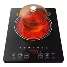 Imagem de Cooktop Indução Vijodi Preto 1 Boca 1800w Slim Touch - vidoji