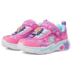 Imagem de Skechers Tênis feminino Snuggle Sneaks Skech Squad, Rosa/Multi, 15