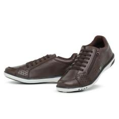Imagem de Tênis Sapatenis Masculino Casual Ziper Lateral Café - Top Franca Shoes