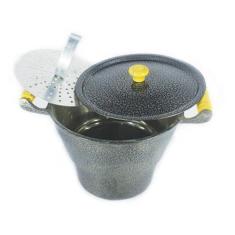 Imagem de Cuscuzeiro Panela Alumínio Fundido Craqueado Gigante N20 - Diviforte