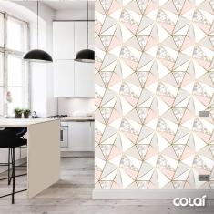 Imagem de Papel De Parede Zara Mármore Rose Gold Auto Colante 9M