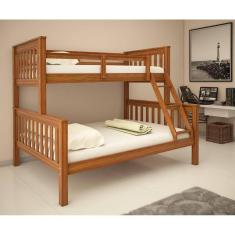 Imagem de Beliche De Madeira Com Cama De Casal Solteiro Totalità