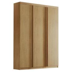 Imagem de Guarda Roupa Solteiro 100% Mdf 2 Gavetas - Chicago-Naturale - Móveis R