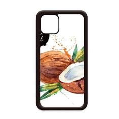 Imagem de Coconut Fruit Tasty Healthy Watercolor para iPhone 12 Pro Max Capa para Apple Mini Mobile Case