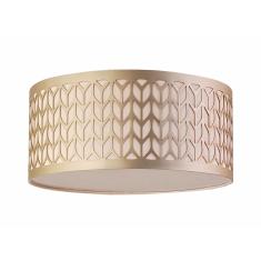 Imagem de Luminária Plafon Recorte Bronze 30X15 2E27 Bivolt