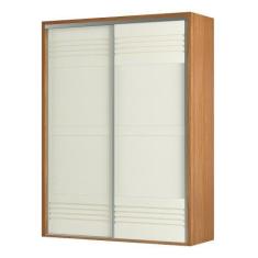 Imagem de Guarda Roupa Solteiro 179cm 2 Portas De Correr 100% Mdf Tw601 Freijó/O