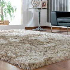 Imagem de Tapete Felpudo Classic Casa Dona Bege 150cm X 200cm