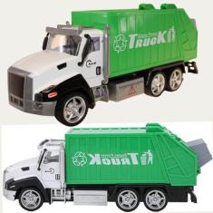 Imagem de Caminhão De Ferro,Plastico Colecionáveis 19cm Modelo:Lixeiro - Jjt