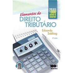 Imagem de Elementos do Direito Tributário - 12ª Ed. 2015 - Sabbag, Eduardo - 9788502618879