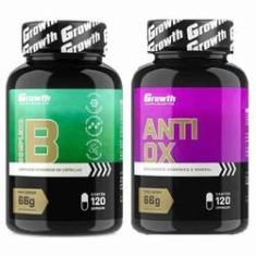 Imagem de Complexo B 120 Caps + Anti-Ox Antioxidante 120 Caps Growth