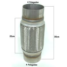 Imagem de Flexível Do Tubo Cano Escapamento 4 " Para Adaptação S38