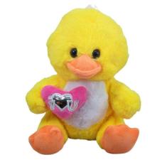 Imagem de Pato Com Coração De Pelúcia 25 Cm Altura