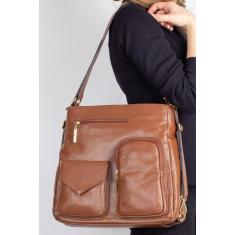 Imagem de Bolsa Mochila de couro Érica