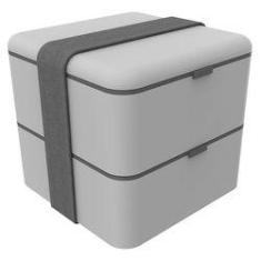 Imagem de Marmita Box para Transportar Alimentos 1,5 Litros Soprano