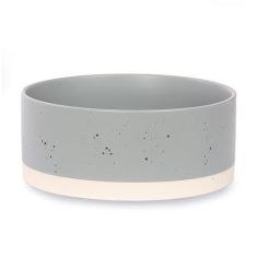 Imagem de Welloyed Oslo Tigela de cerâmica para cães – Tigela de água para ração de cães de 20 cm para cães médios e grandes, prato resistente antiderrapante, tigela moderna de grés estilo Scandi, pode ser