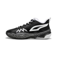 Imagem de PUMA Tênis de basquete masculino Genetics, Speckle-puma preto e branco, 41