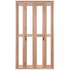 Imagem de Porta de Madeira Balcão Pantográfica 213x180cm com Batente de 9,4cm EWK 486 Rondosul Marroml