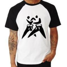 Imagem de Camiseta Raglan Judô Jiu Jitsu - Foca Na Moda