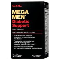 Imagem de Mega Men Diabetic Support (90 Caps) - Gnc
