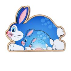 Imagem de Quebra Cabeça Família Coelho