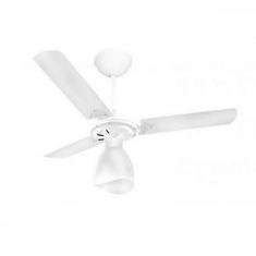 Imagem de Ventilador Teto Venti-Delta Branco 3 Pas Branca + Globo 220V. - Venti