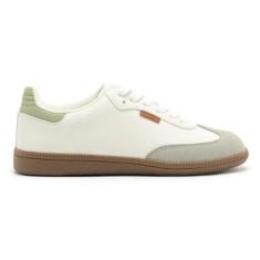 Imagem de TÊNIS FEMININO ANACAPRI SARAH BRANCO E VERDE SLIM C306250001-Feminino