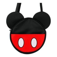 Imagem de Bolsa Feminina Transversal Circular Rosto Mickey Disney
