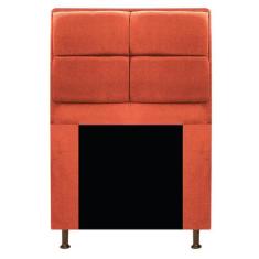 Imagem de Cabeceira Munique 100 cm Solteiro Suede Terracota AM Decor
